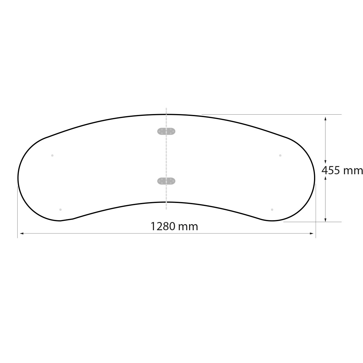 Zubehör: Thekenplatte weiß